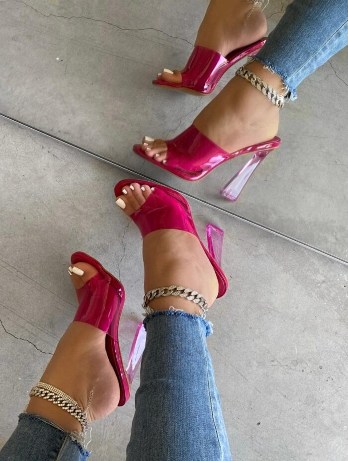 Trina Heels- Hot Pink - Image 2
