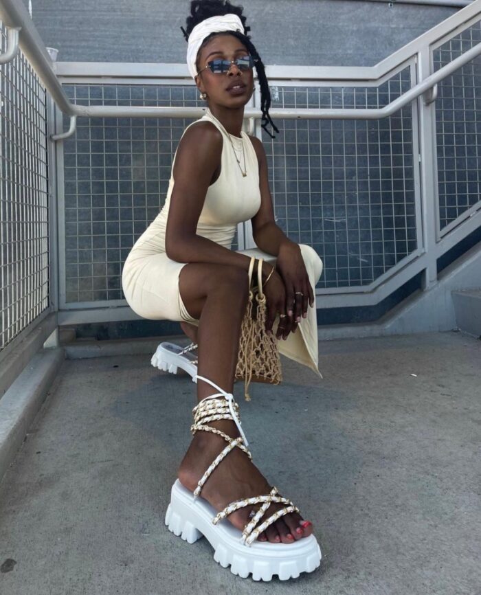 Joscelyn Sandals - White - Image 2